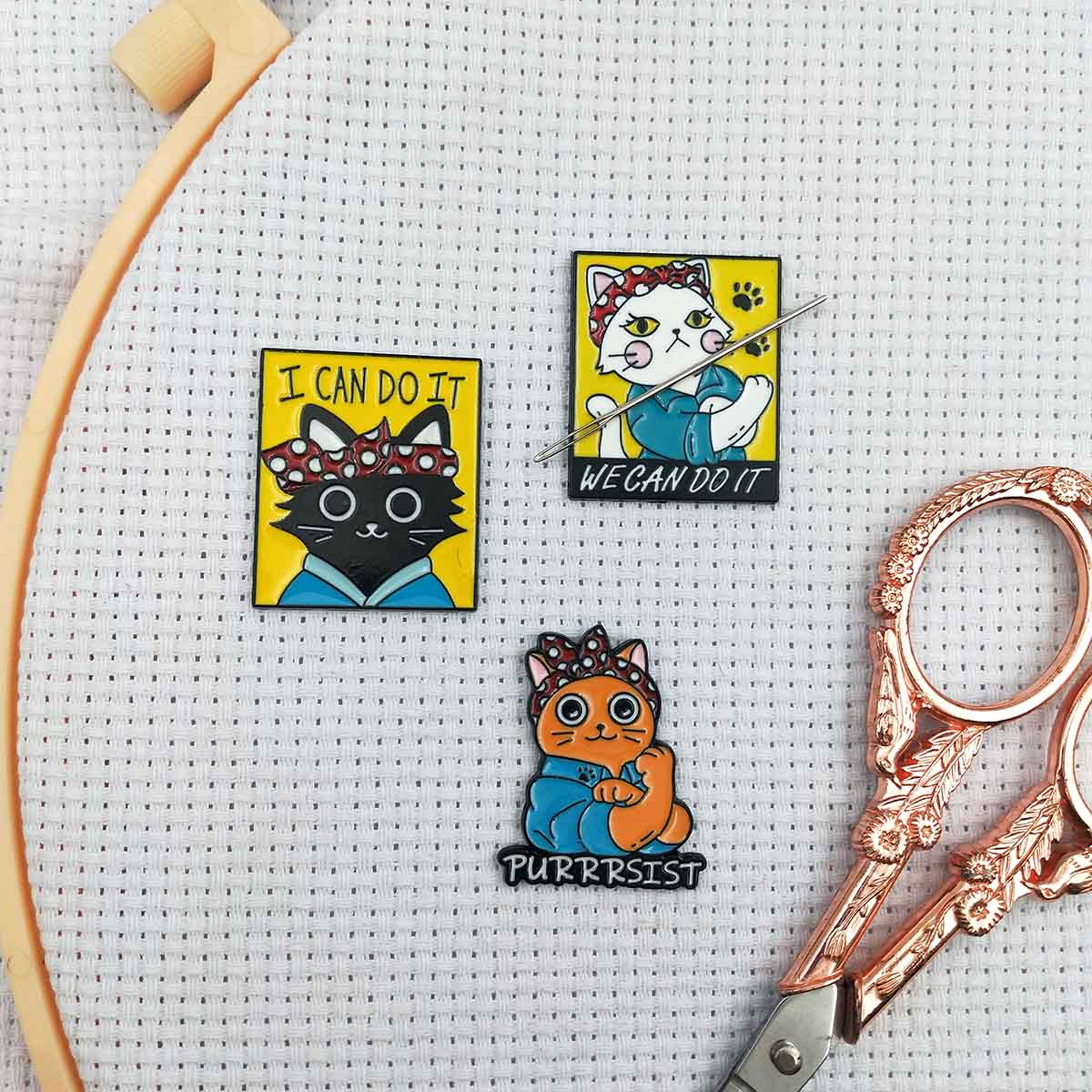 Needle Minder Magnet - Magnete Porta-Aghi per Punto Croce, Porta-Aghi