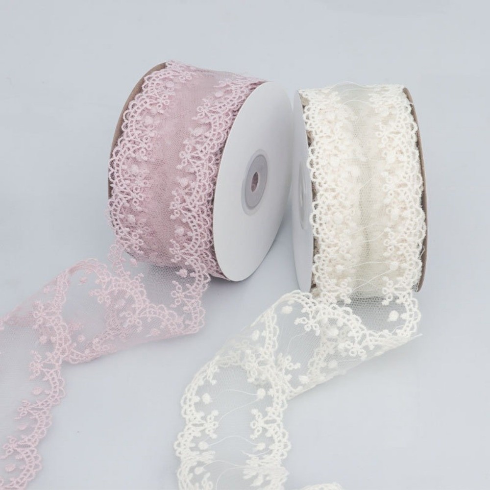 Embroidery Ribbon - Nastro in pizzo jacquard fai da