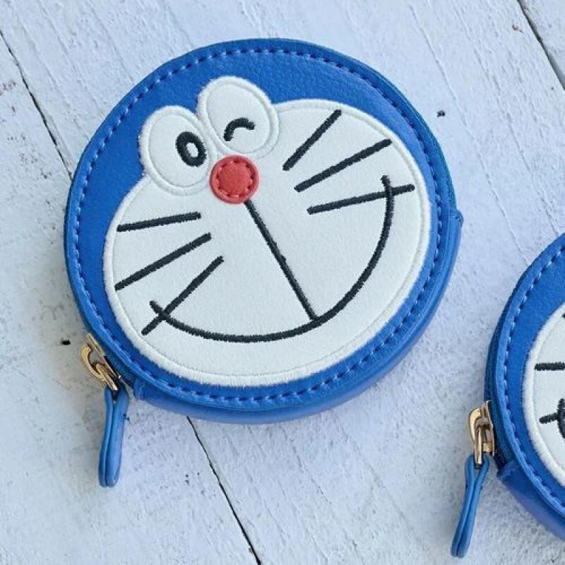 Embroidery Wallet - Portamonete Doraemon Dorami in PU con