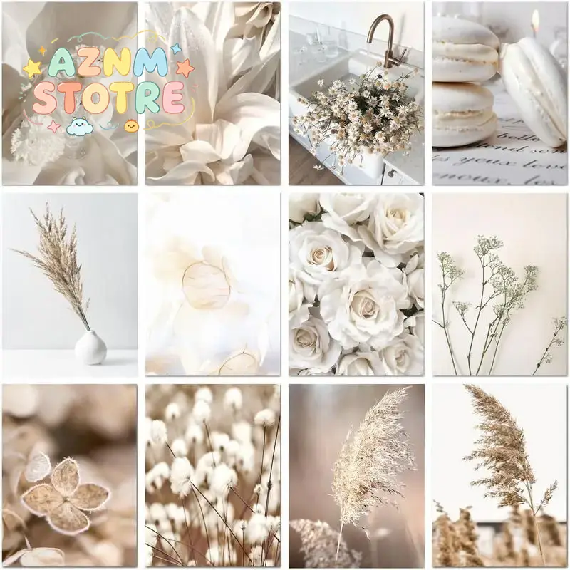 Embroidery Canvas - CHENISTORY Pittura Diamantata 5D Fiori e