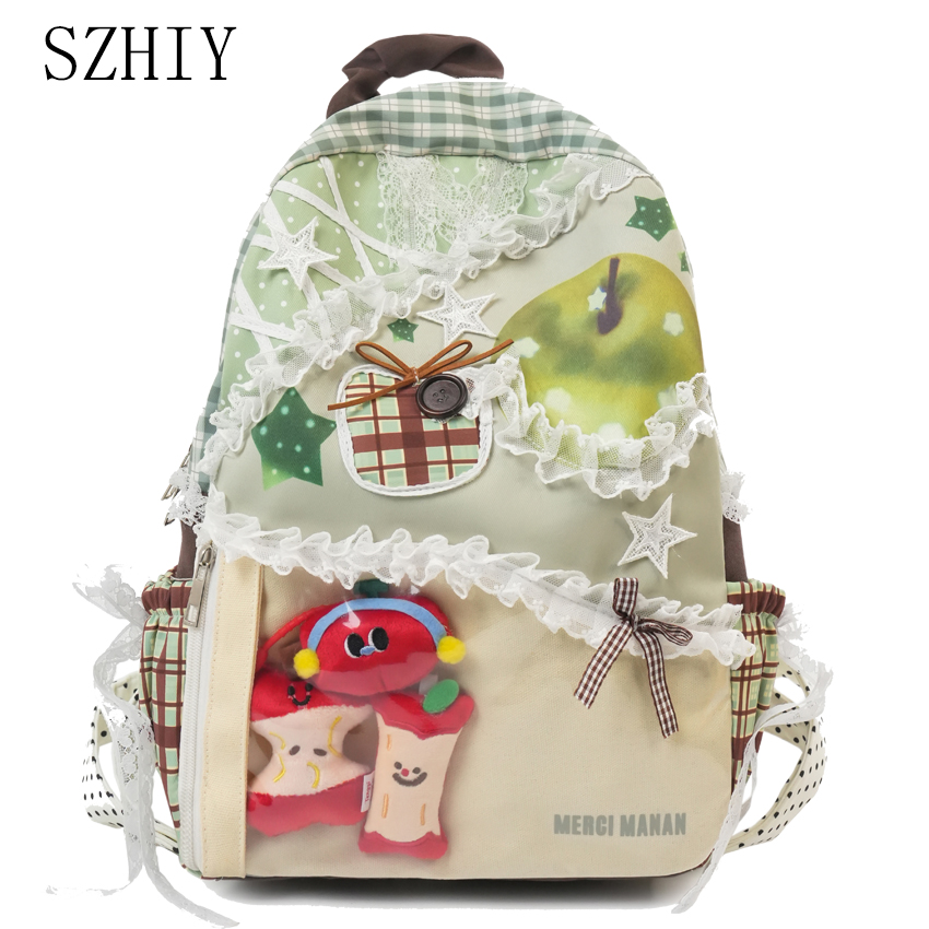 Embroidery Kit Pouch - Zaino Colorato per Studenti Universitari e