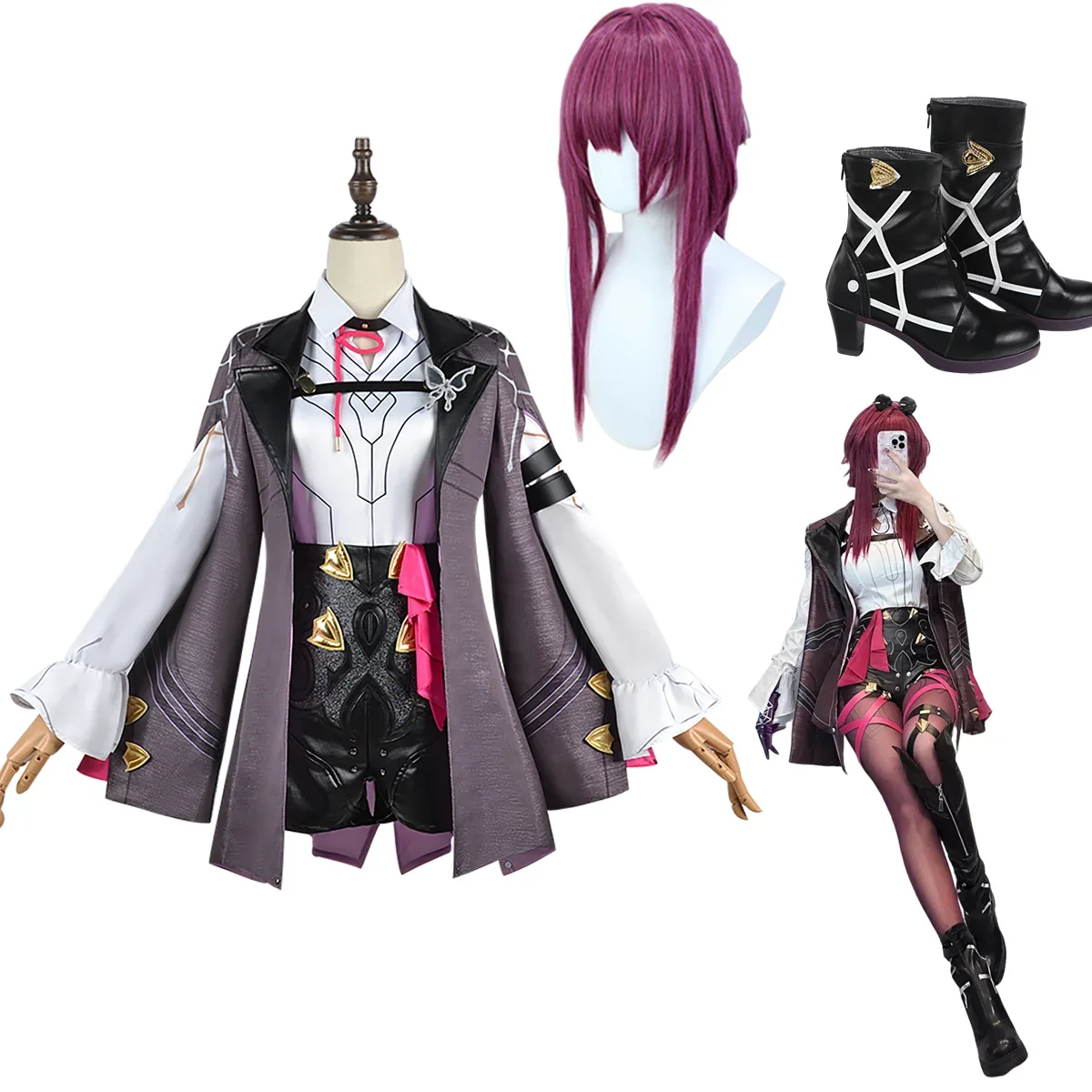 Embroidery Premium - Honkai Star Rail Kafka Cosplay Abito