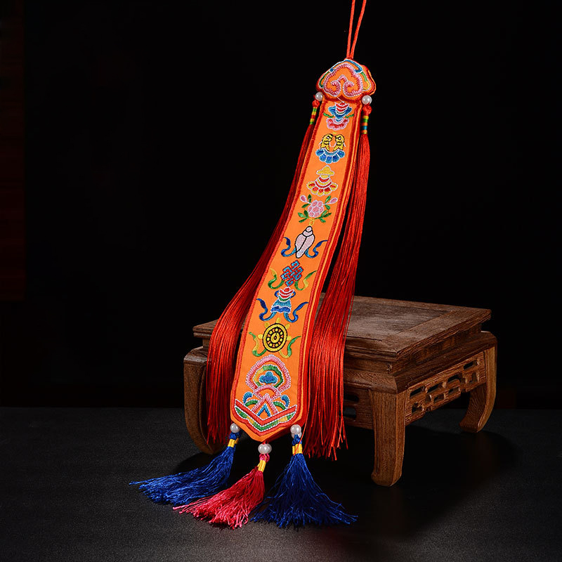 Embroidery Ribbon - Bandiere Tibetane Artigianali del Nepal con