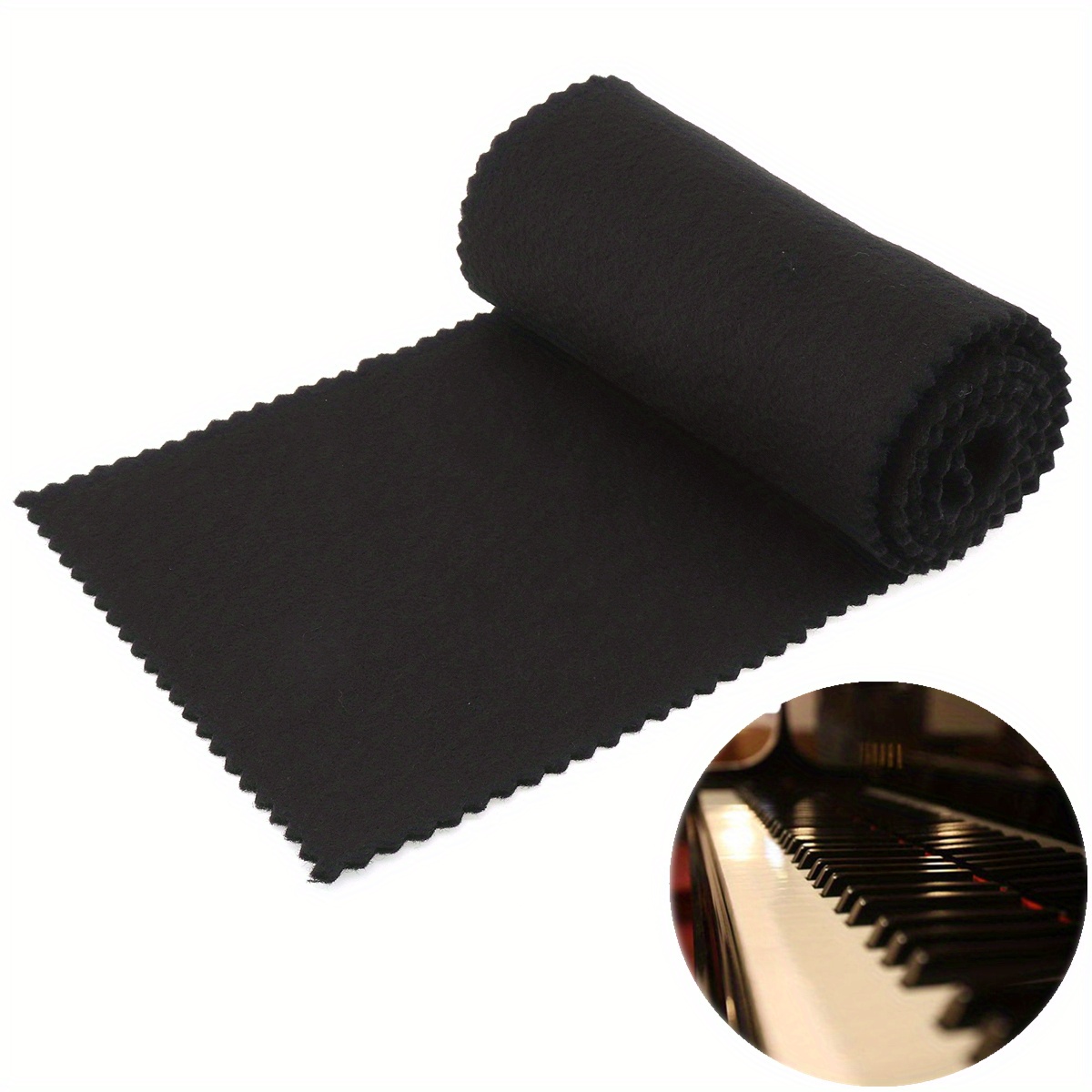 Embroidery Premium - Tessuto in Lino Solido Pre-Tagliato 150x50