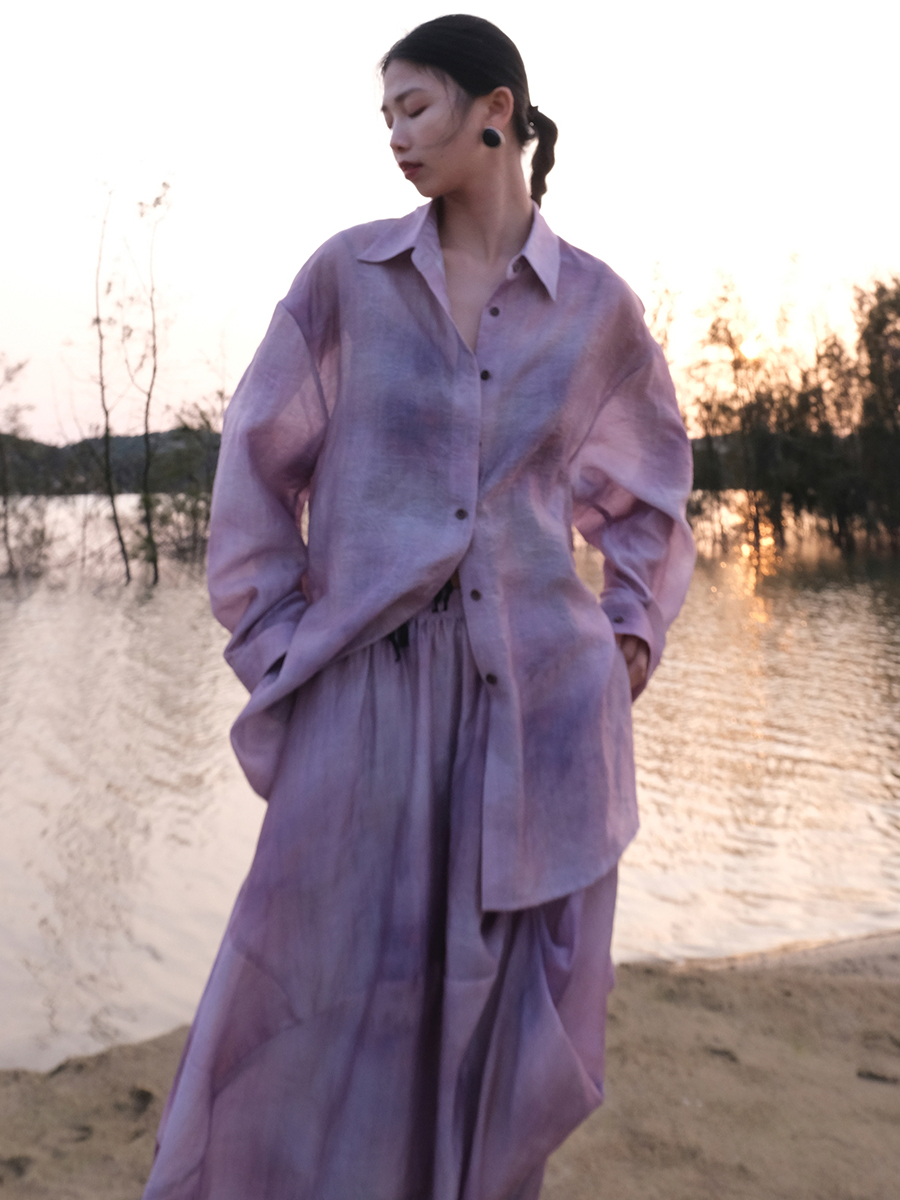 Embroidery Premium - Nuova Camicia Estiva Primaverile a Maniche