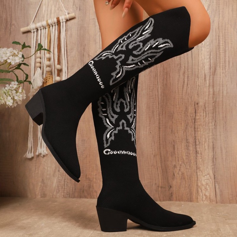 Nuovi Stivali Western Retrò 20 - Embroidery Canvas recensione e prezzo