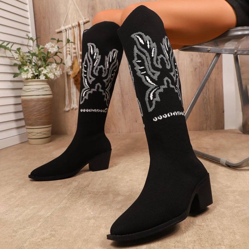 Nuovi Stivali Western Retrò 20 - Embroidery Canvas recensione e prezzo