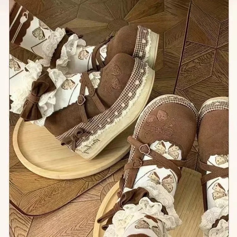 Scarpe con tacco alto Lolita c - Embroidery Canvas recensione e prezzo