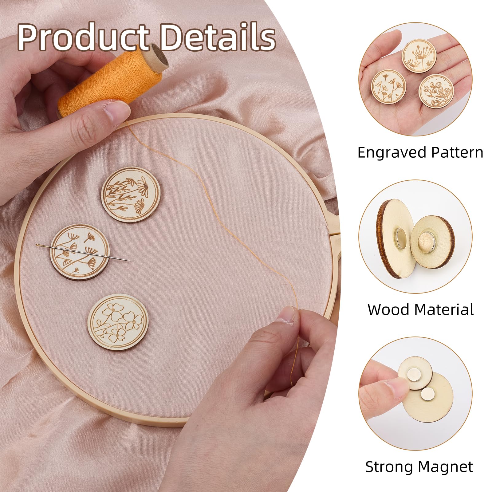 2 pz/set Rotondo Magnete Ago M - Needle Minder Magnet recensione e prezzo