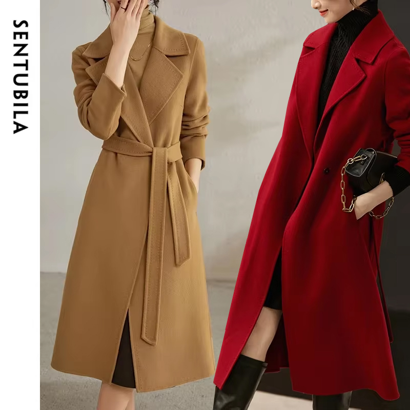 SENTUBILA 100% lana cappotto a - Felt Sheet Wool recensione e prezzo