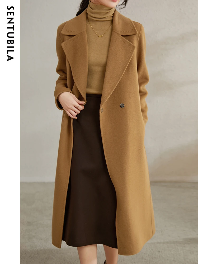 SENTUBILA 100% lana cappotto a - Felt Sheet Wool recensione e prezzo