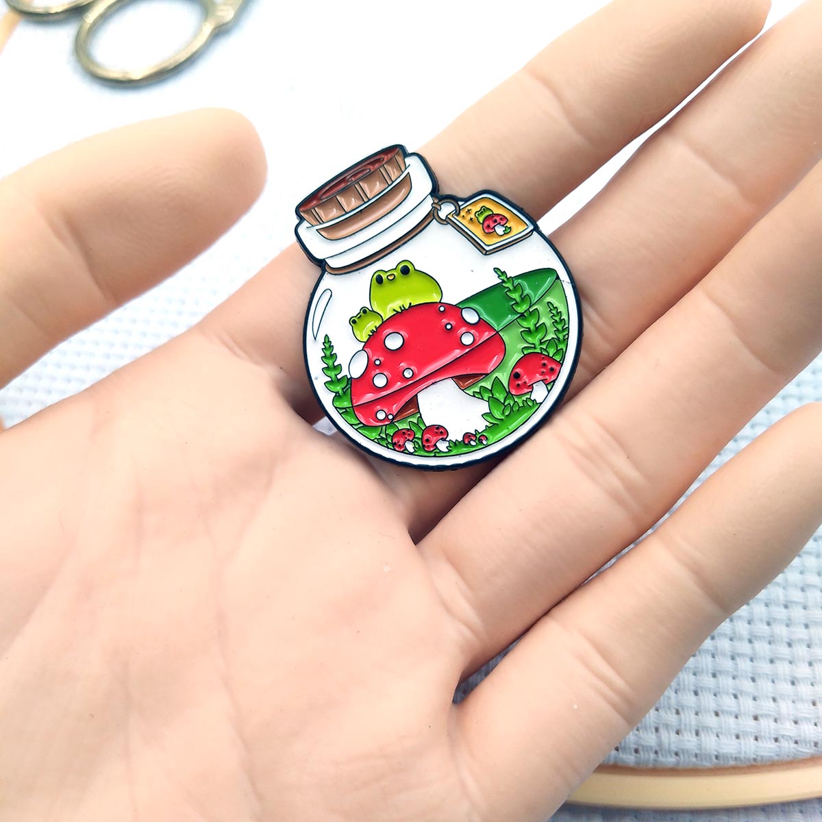Porta Aghi a Forma di Rana per - Needle Minder Magnet recensione e prezzo