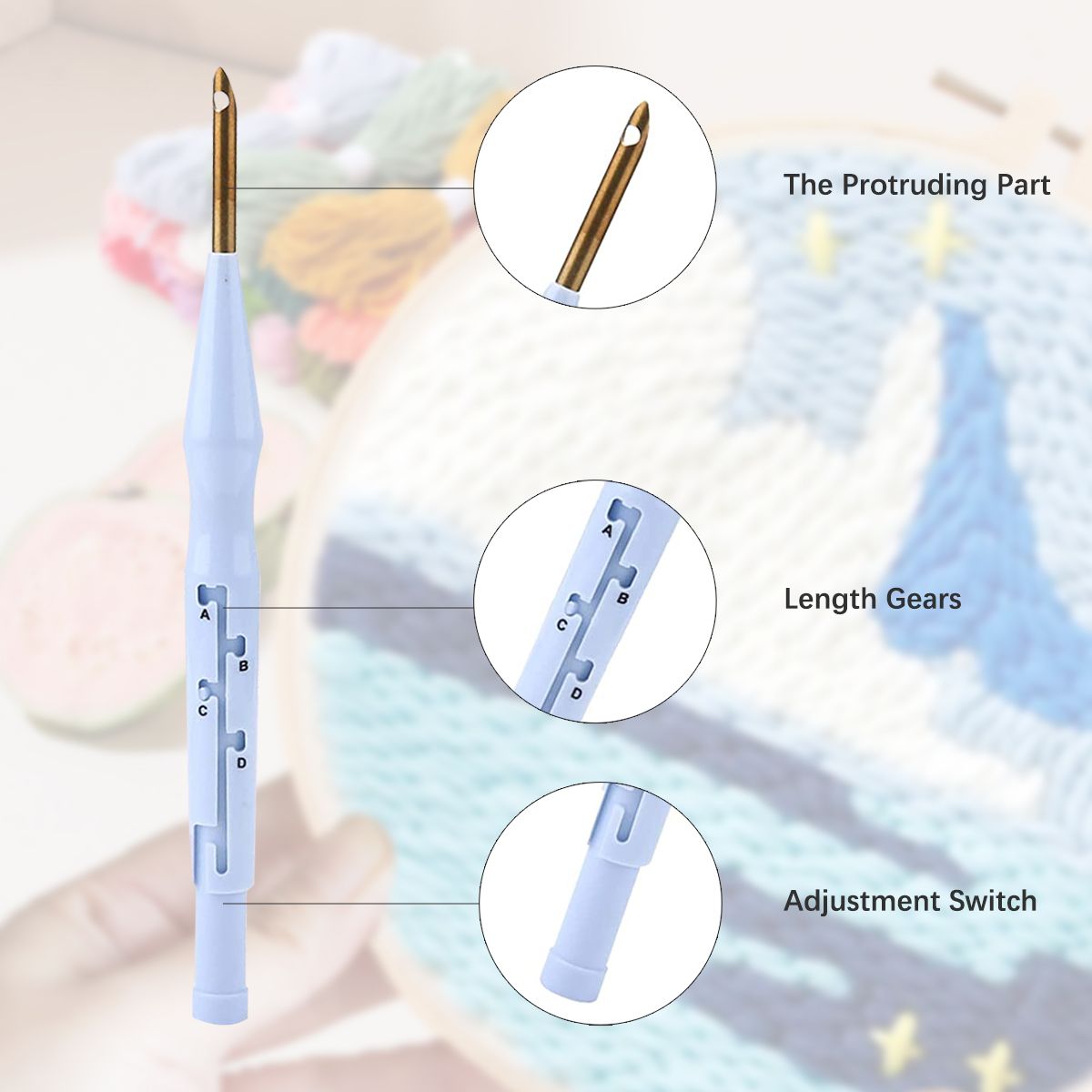 Kit Fai-da-te Punch Needle con - Punch Needle Handle recensione e prezzo