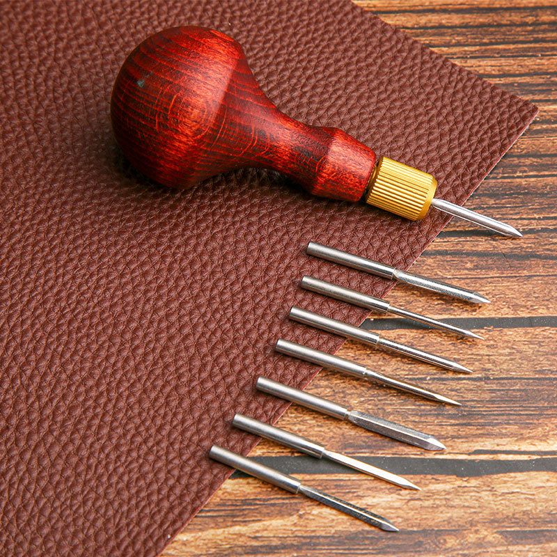 1 set punzonatrice in pelle fa - Punch Needle Handle recensione e prezzo