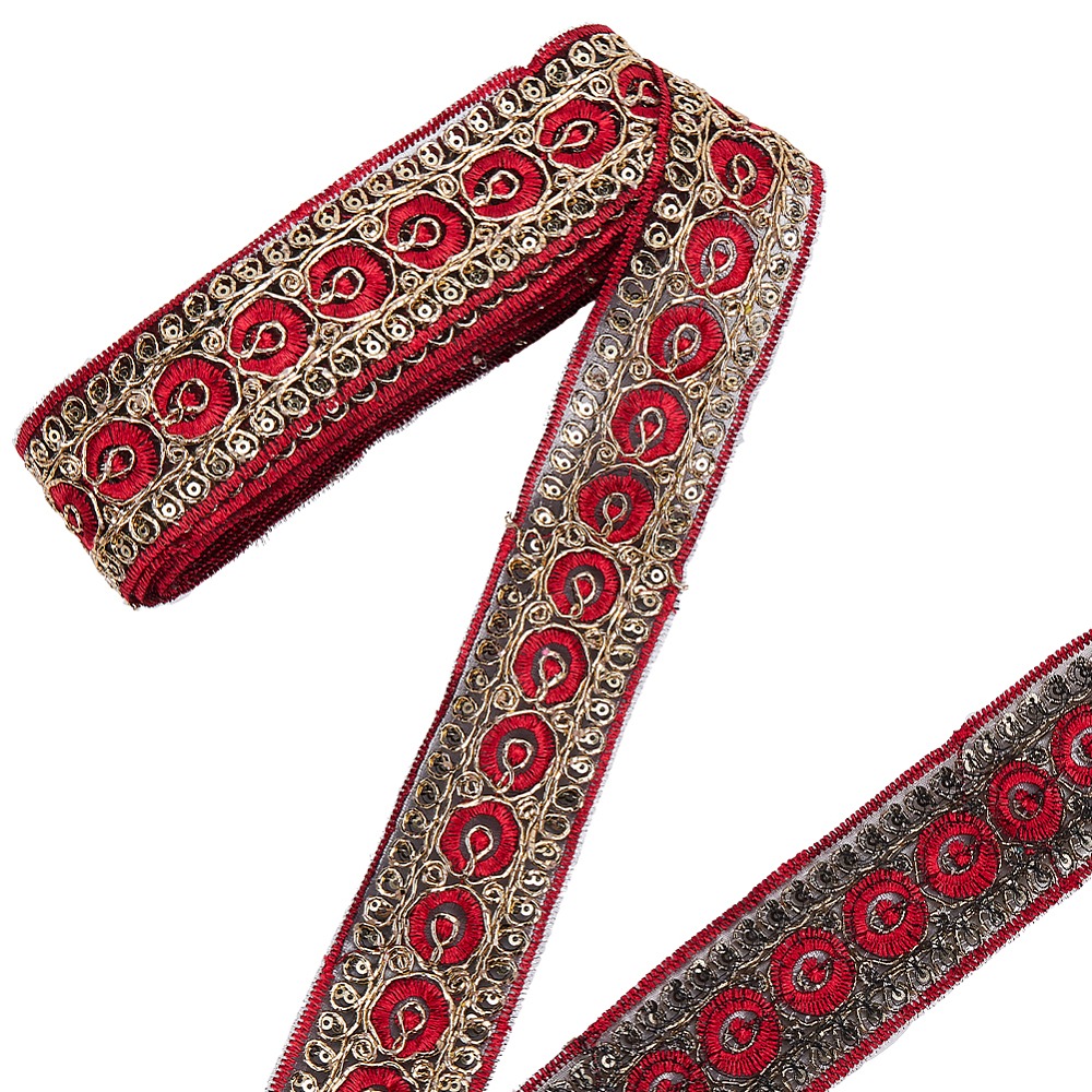 Nastro Ricamato Rosso 10 Iarde - Embroidery Ribbon recensione e prezzo