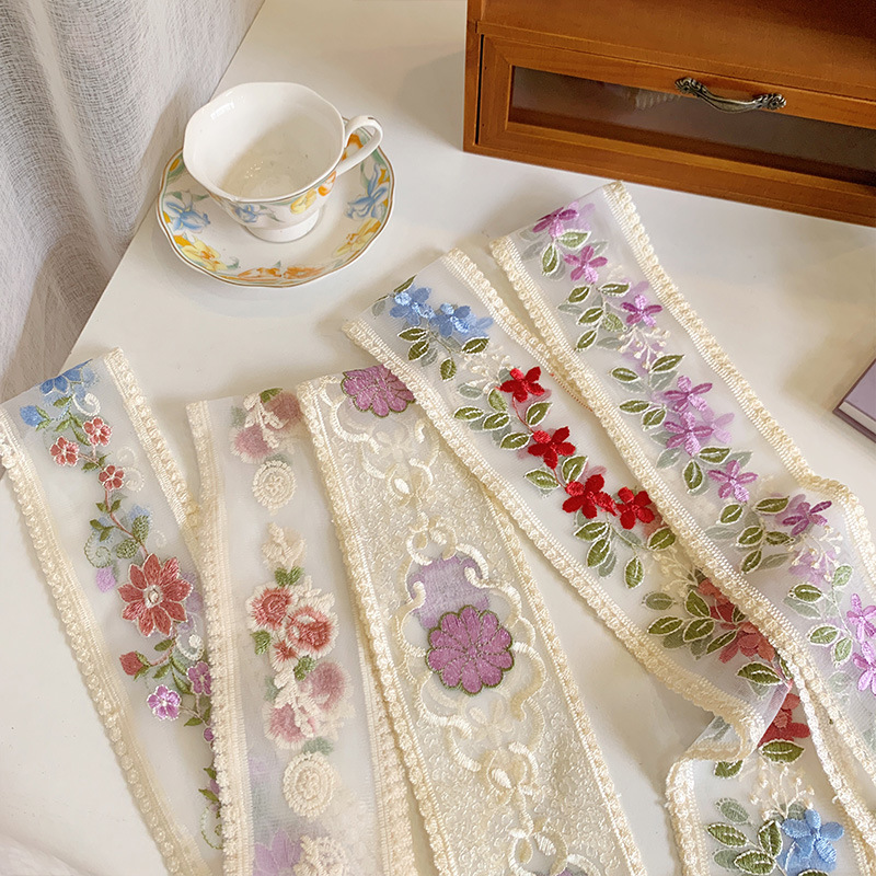 Nastro floreale ricamato in pi - Embroidery Ribbon recensione e prezzo