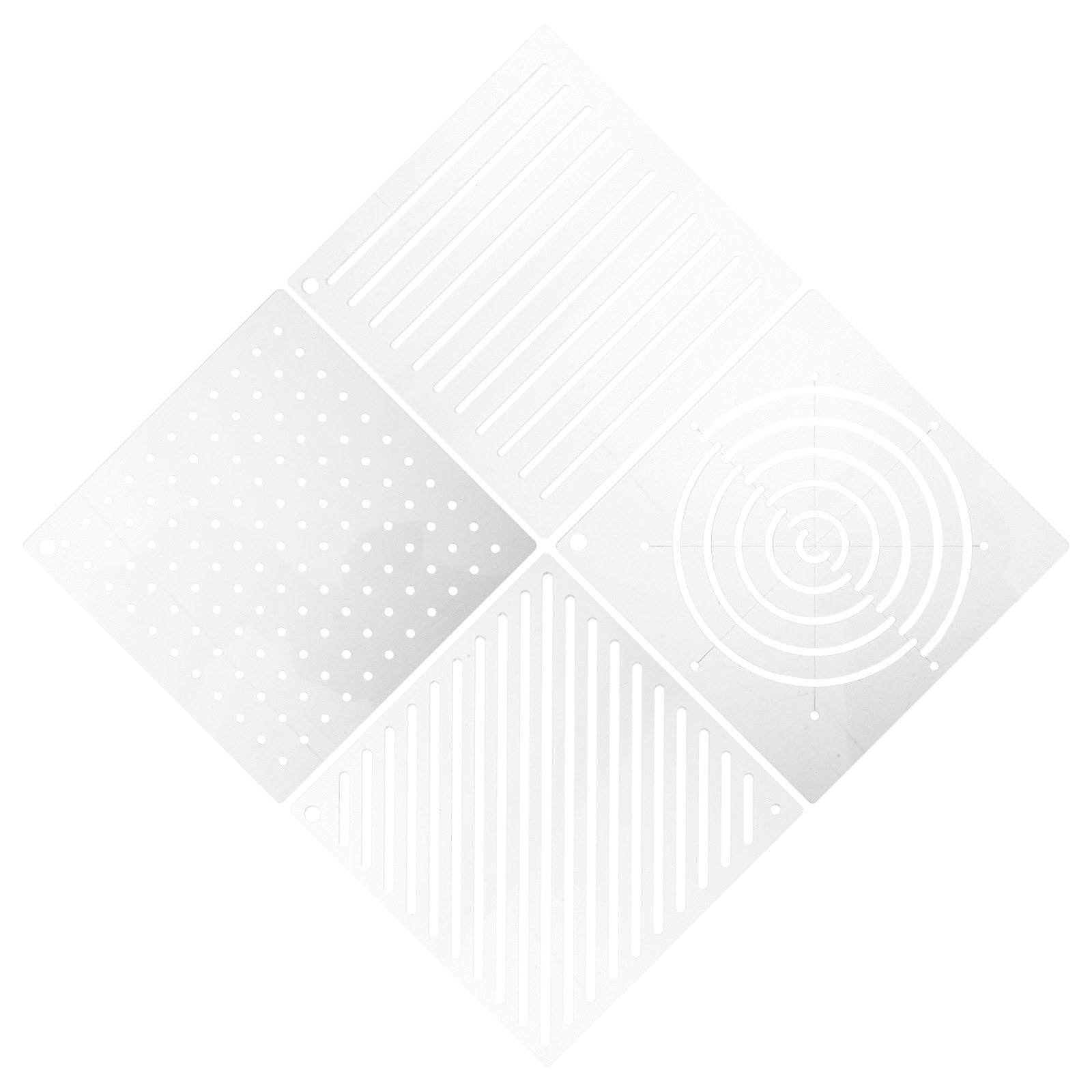 Set di 4 Modelli Acrilici Vers - Embroidery Quilting recensione e prezzo
