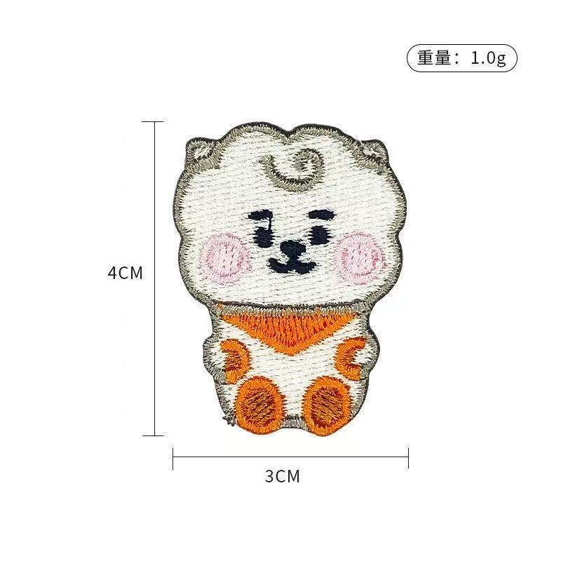 Adesivi ricamati BT21 a tema c - Embroidery Patches recensione e prezzo