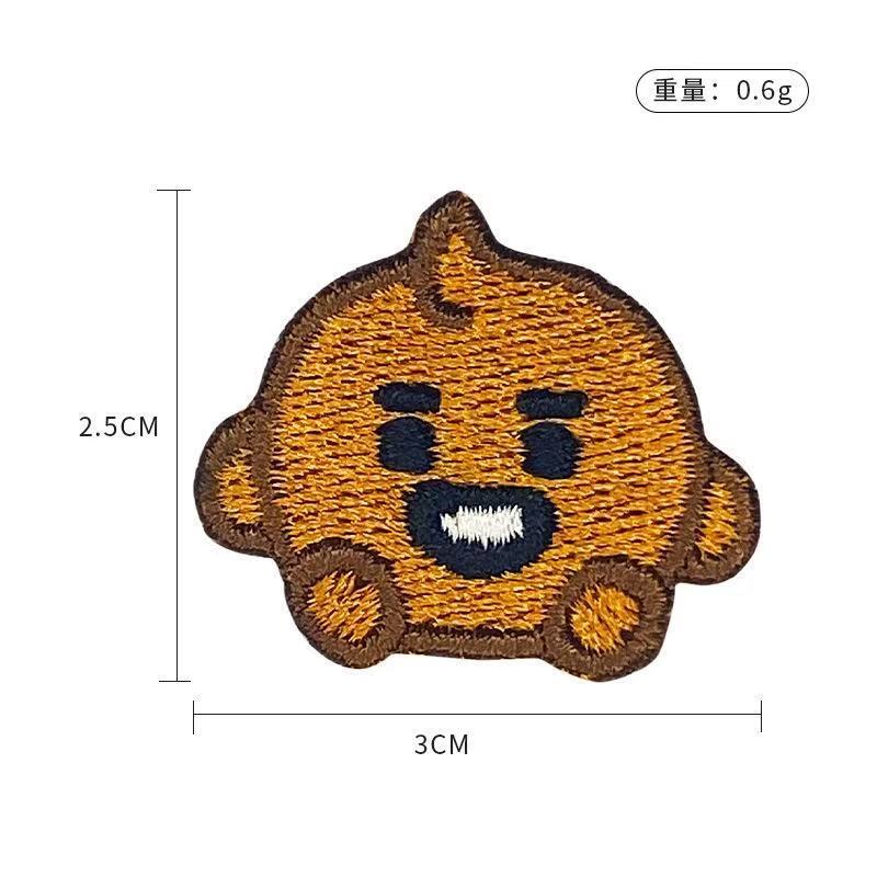 Adesivi ricamati BT21 a tema c - Embroidery Patches recensione e prezzo