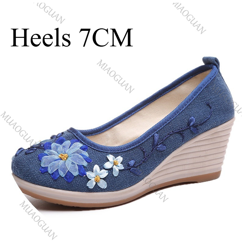 Scarpe con Zeppa Ricamate da D - Embroidery Canvas recensione e prezzo