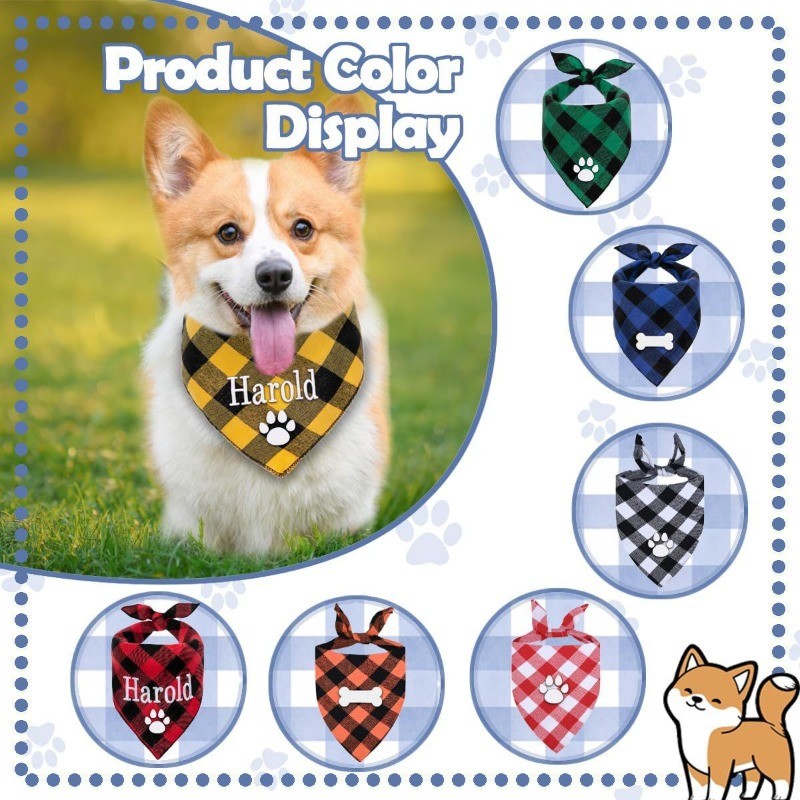 Bandana per cani con nome rica - Embroidery Apron recensione e prezzo