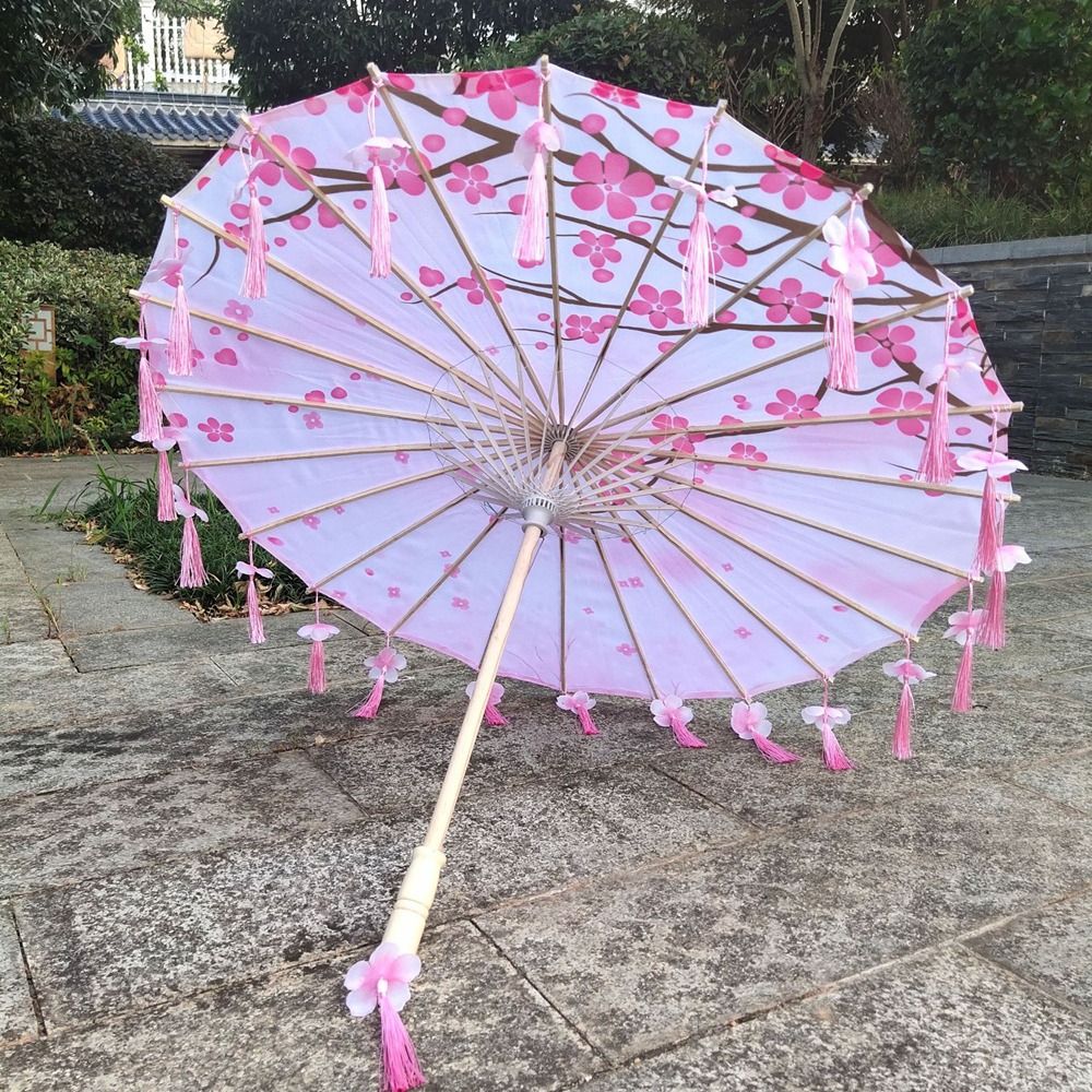 Ombrello parasole in seta di a - Embroidery Ribbon recensione e prezzo